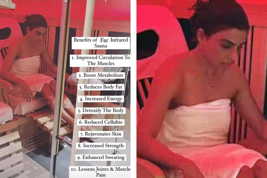 Actress Samantha Ruth Prabhu shares pics of herself taking sauna, know its benefits