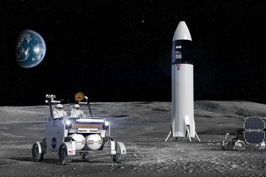NASA plans to build a railway station in the Moon