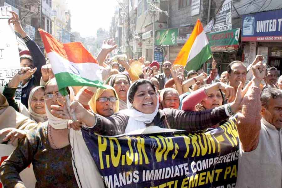 Posters emerge demanding POK merger with India