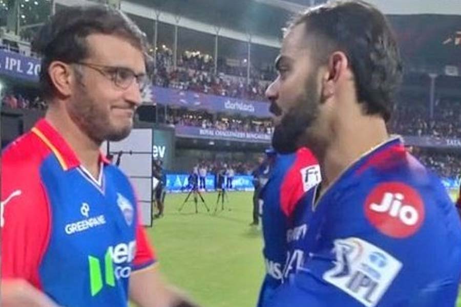 Sourav Ganguly and Virat Kohli