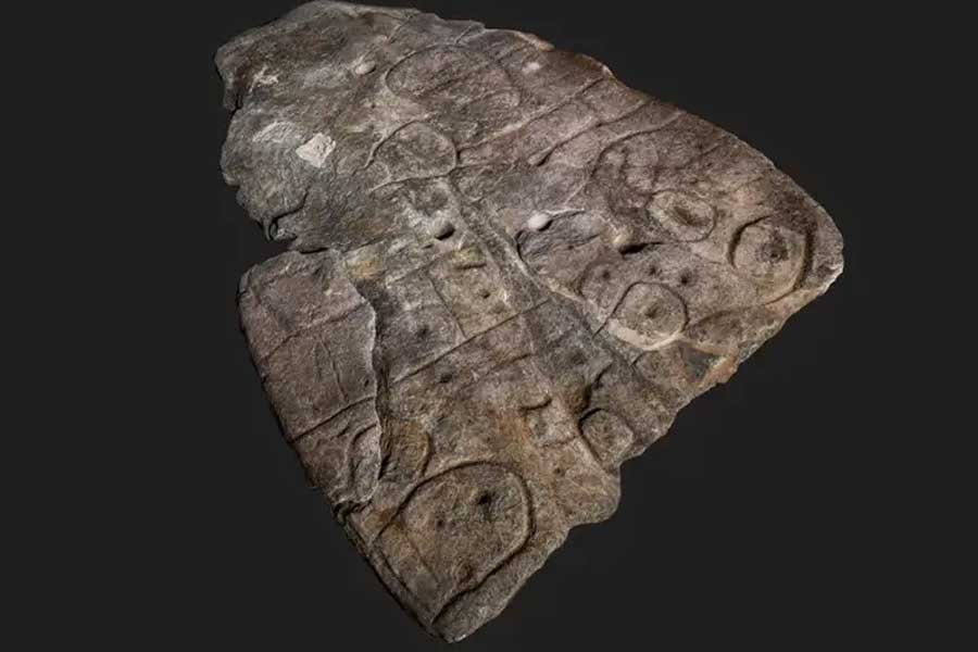 A mysterious slab may be a treasure map that could point the way to long-lost Bronze Age 