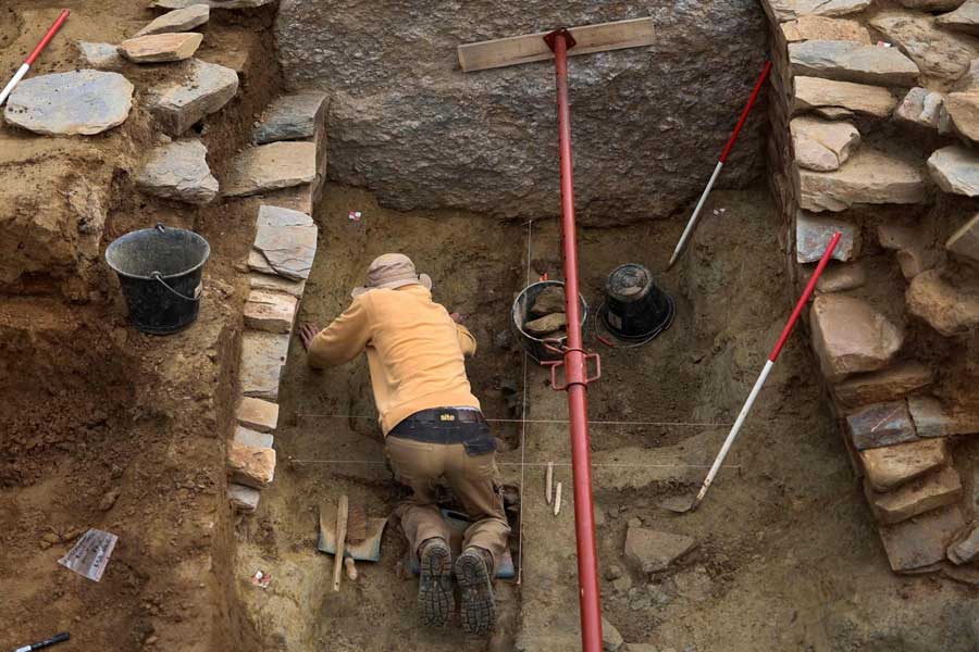 A mysterious slab may be a treasure map that could point the way to long-lost Bronze Age 