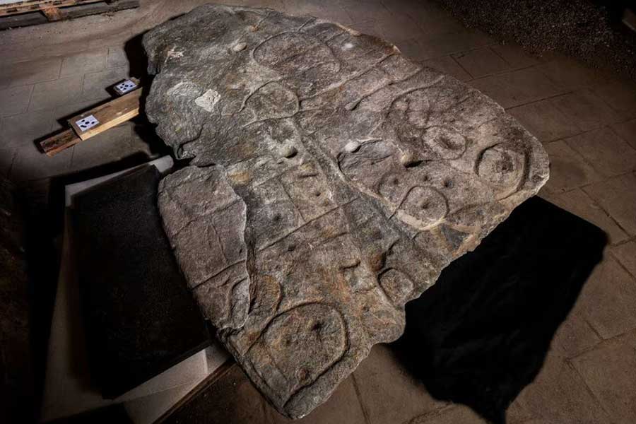 A mysterious slab may be a treasure map that could point the way to long-lost Bronze Age 