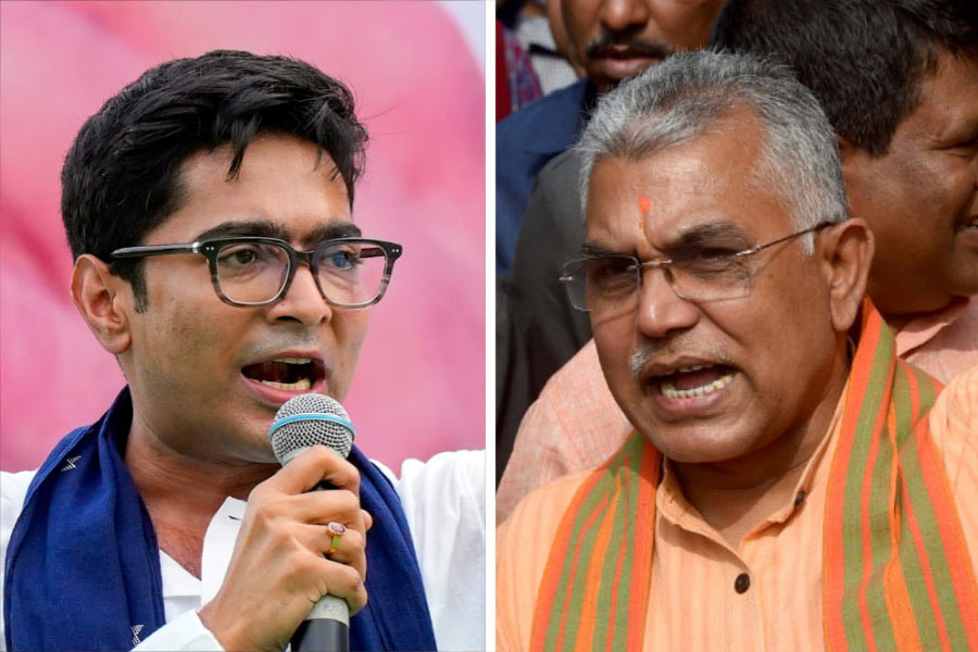 Abhishek Banerjee attacked Dilip Ghosh during the election campaign in Dantan