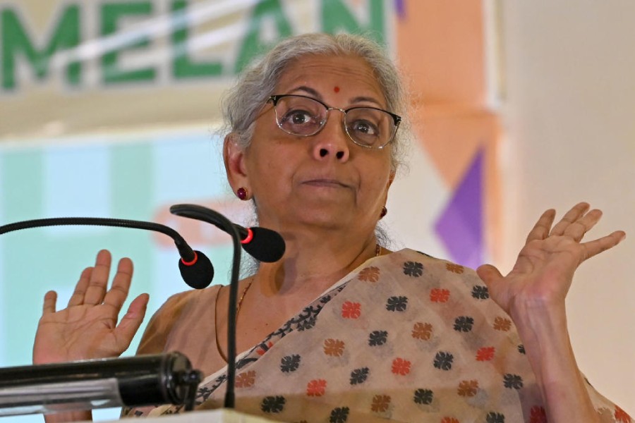 Union Finance Minister Nirmala Sitharaman expressed concern over the trend of early trading in stock market futures and options among common investors