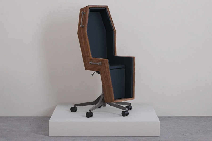 Coffin style chair design for office people is going Viral in the internet dgtl