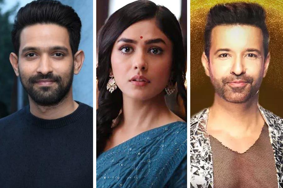 Image of Vikrant Massey, Mrunal Thakur  and Aamir Ali