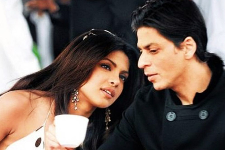 Image of Priyanka Chopra and Shah Rukh Khan