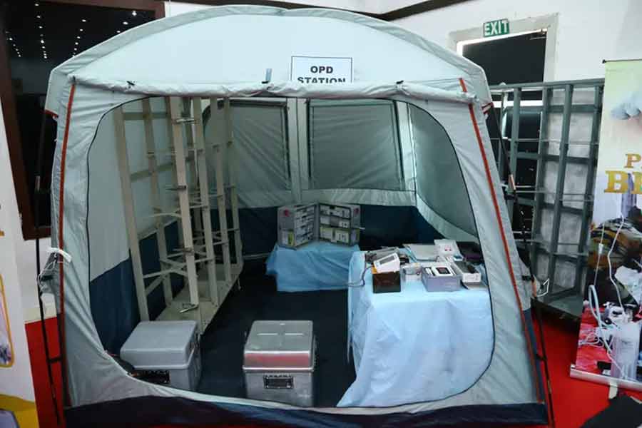 Air Force tests Arogya Maitri Cube, world's first air-lifted portable hospital