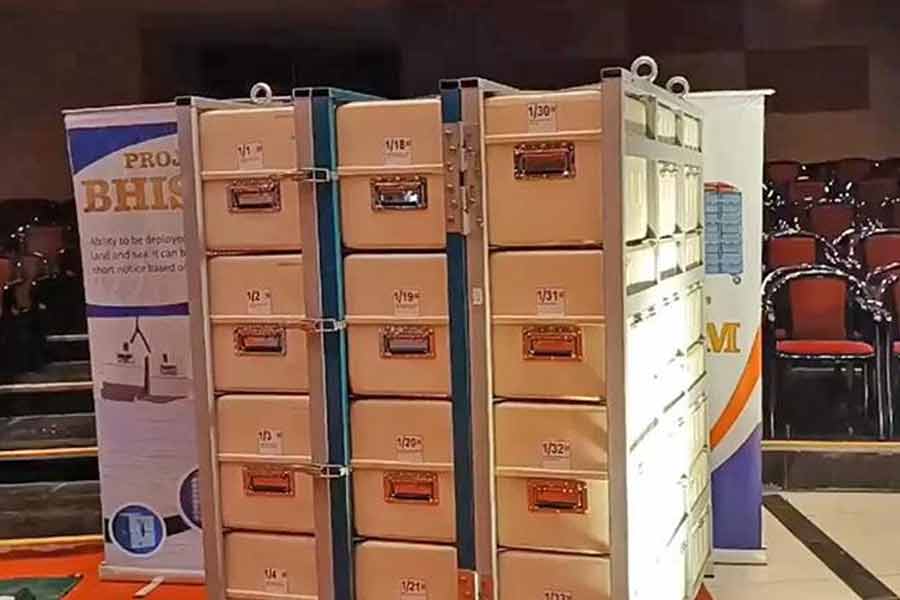 Air Force tests Arogya Maitri Cube, world's first air-lifted portable hospital