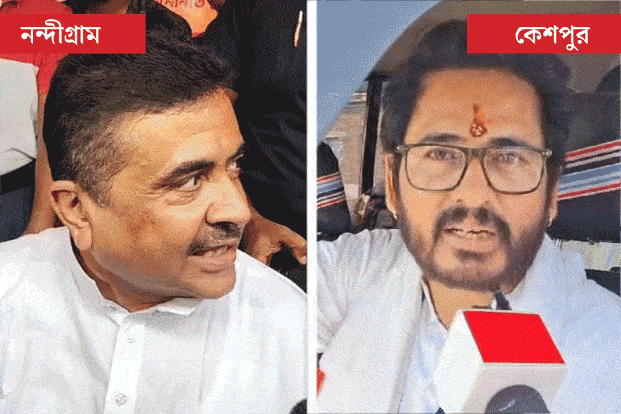 Nandigram and Keshpur is in news again as earlier elections