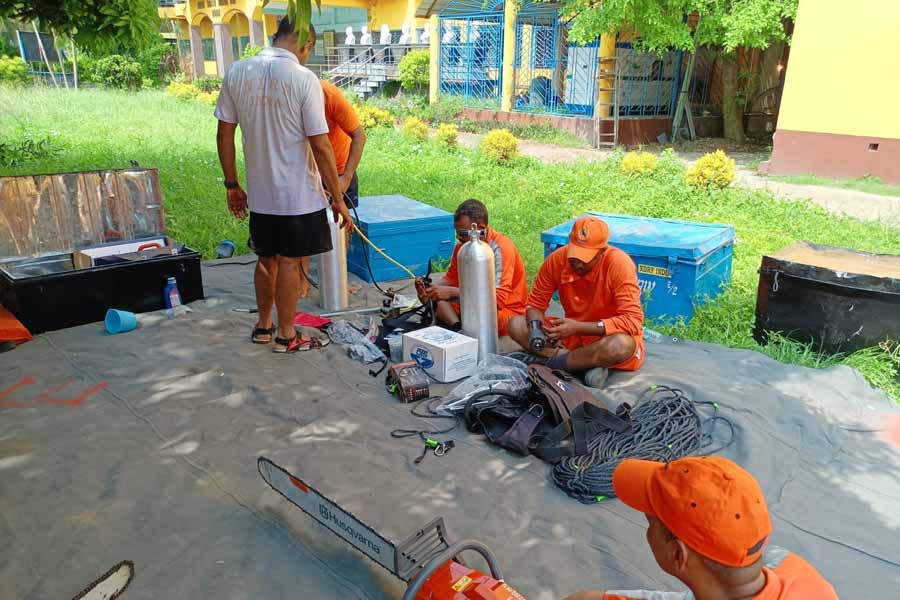 NDRF team reached Sagardwip