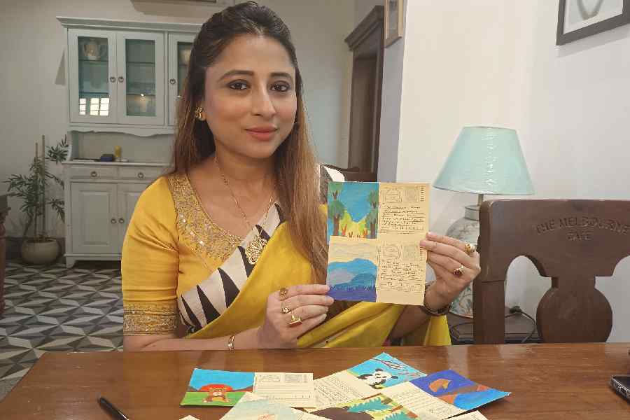 বনকর্মী ও বনাধিকারিকদের শুভেচ্ছা জানাতে পোস্টকার্ড।