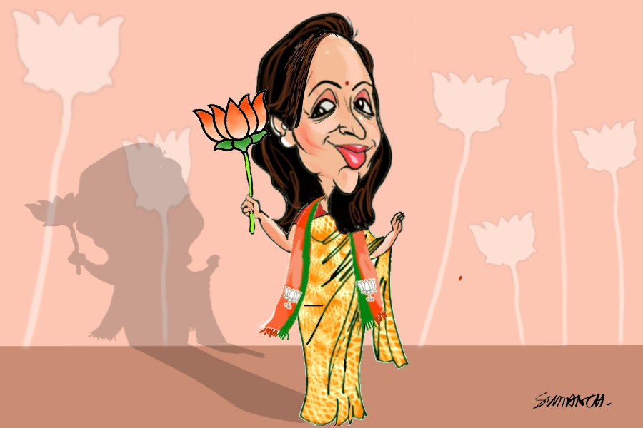 Tarader Katha: image of BJP leader Hema Malini