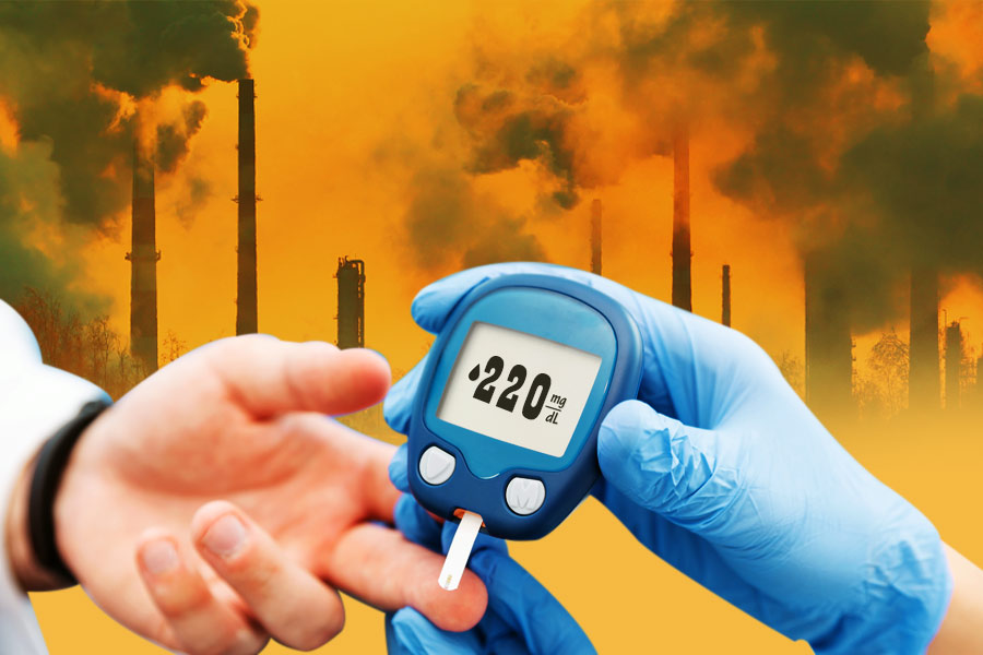 How environmental pollution increase Type 2 diabetes
