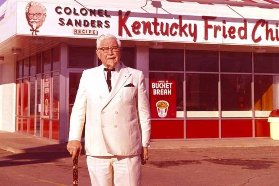 Colonel Harland Sanders A man who fails many times in life retired as billionaire