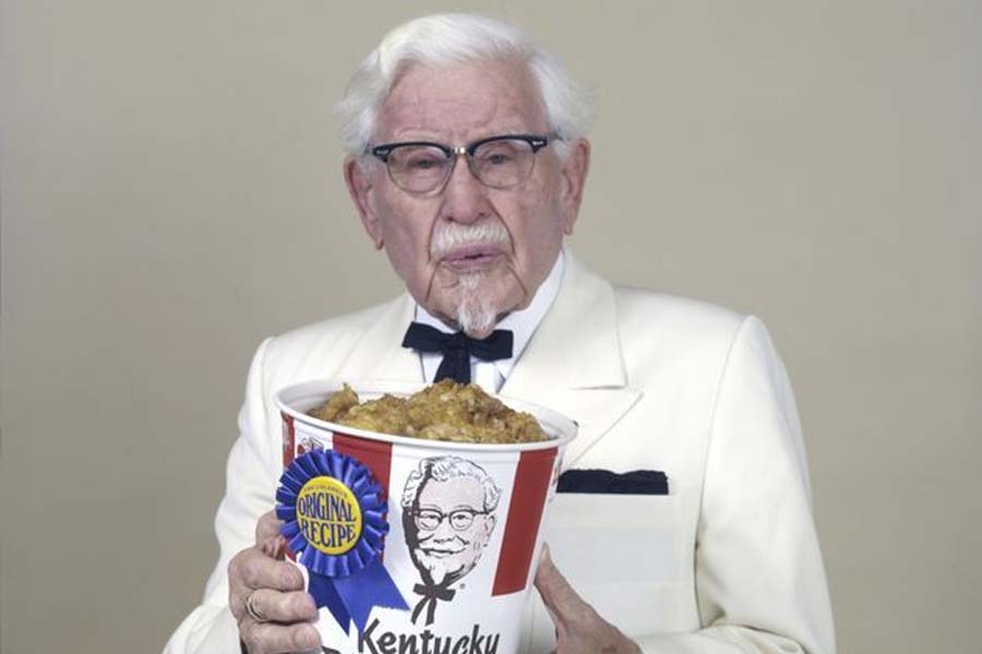 Colonel Harland Sanders A man who fails many times in life retired as billionaire