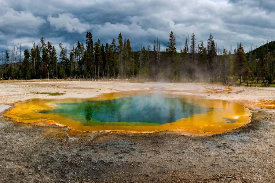 Yellowstone super volcano of USA which may cause of mass extinction 
