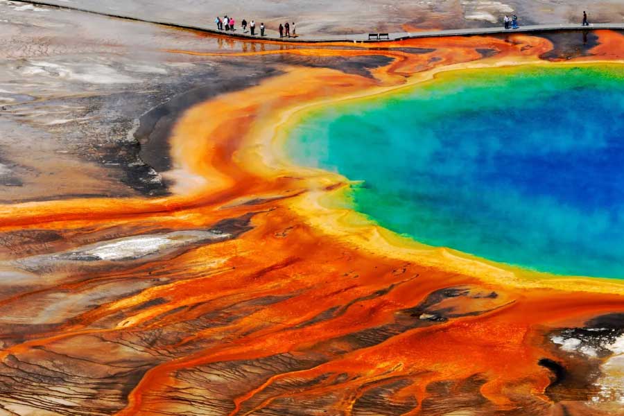 Yellowstone super volcano of USA which may cause of mass extinction 