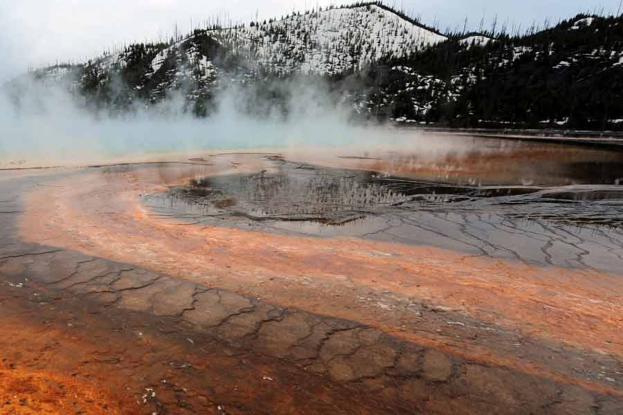 Yellowstone super volcano of USA which may cause of mass extinction 