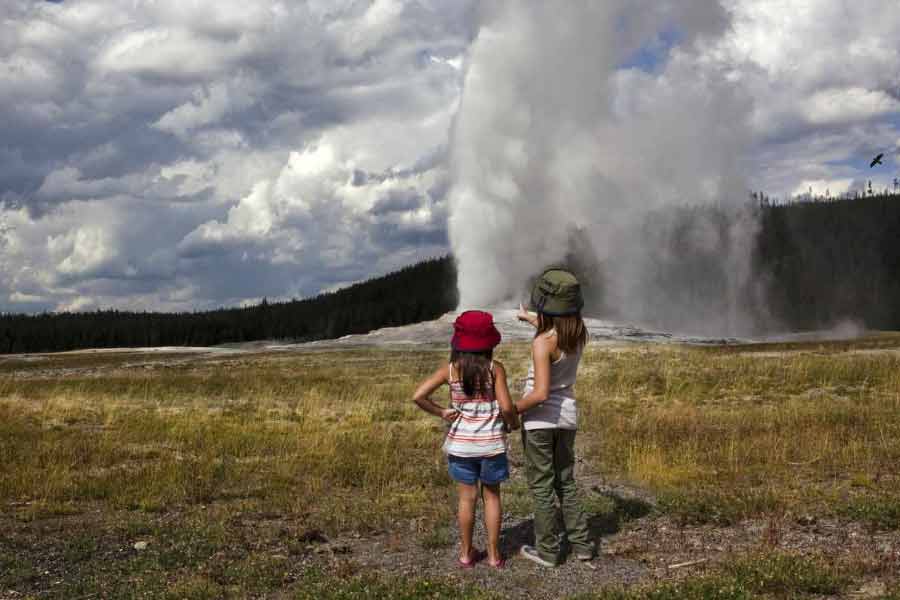 Yellowstone super volcano of USA which may cause of mass extinction 