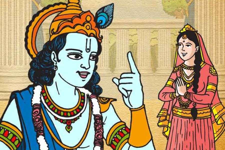 কিংবদন্তি অনুসারে, ভগবান কৃষ্ণ, নরকাসুর রাক্ষসকে বধ করার পর, তার বোন সুভদ্রার কাছে যান। 