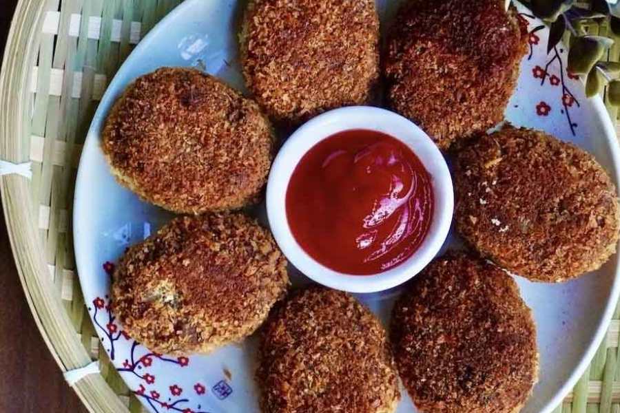 মাছের কাটলেট।