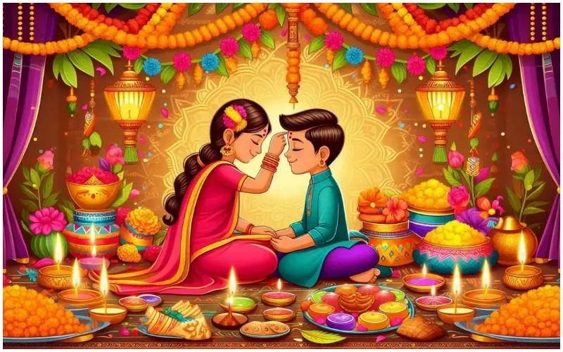 কালীপুজো শেষ হতে না হতেই ভাতৃদ্বিতীয়া এসে উপস্থিত।  বাঙালি বাড়িতে ভাইফোঁটা নাম হলেও, অবাঙালিদের মধ্যে এই উৎসব ‘ভাইদুজ’ নামে খ্যাত। মূলতঃ পারিবারিক উৎসব হিসেবে এই অনুষ্ঠান প্রসিদ্ধ। সারা বাংলা এমনকি ভারতবর্ষের বিভিন্ন জায়গায় এই ভাইফোঁটা অনুষ্ঠানটি মহাসমারোহে ঘরে ঘরে পালিত হয়। 