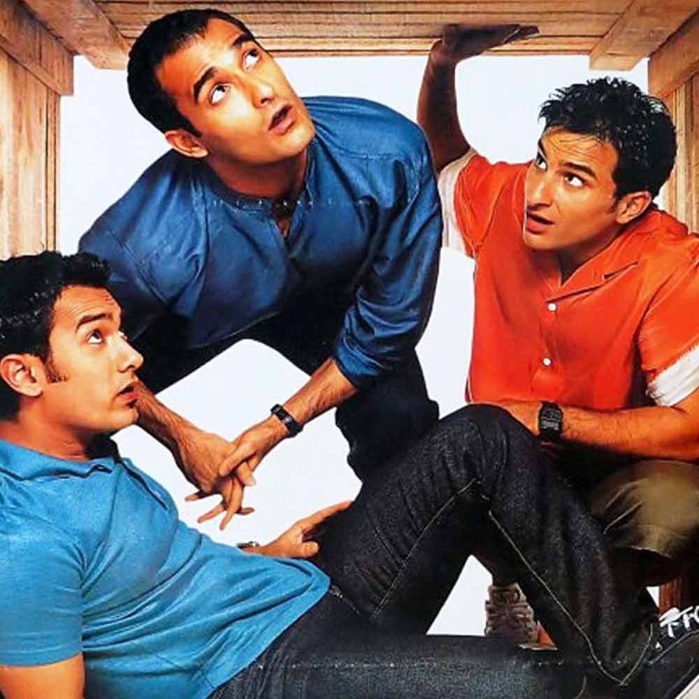 amir khan, akshay khanna and saif ali khan