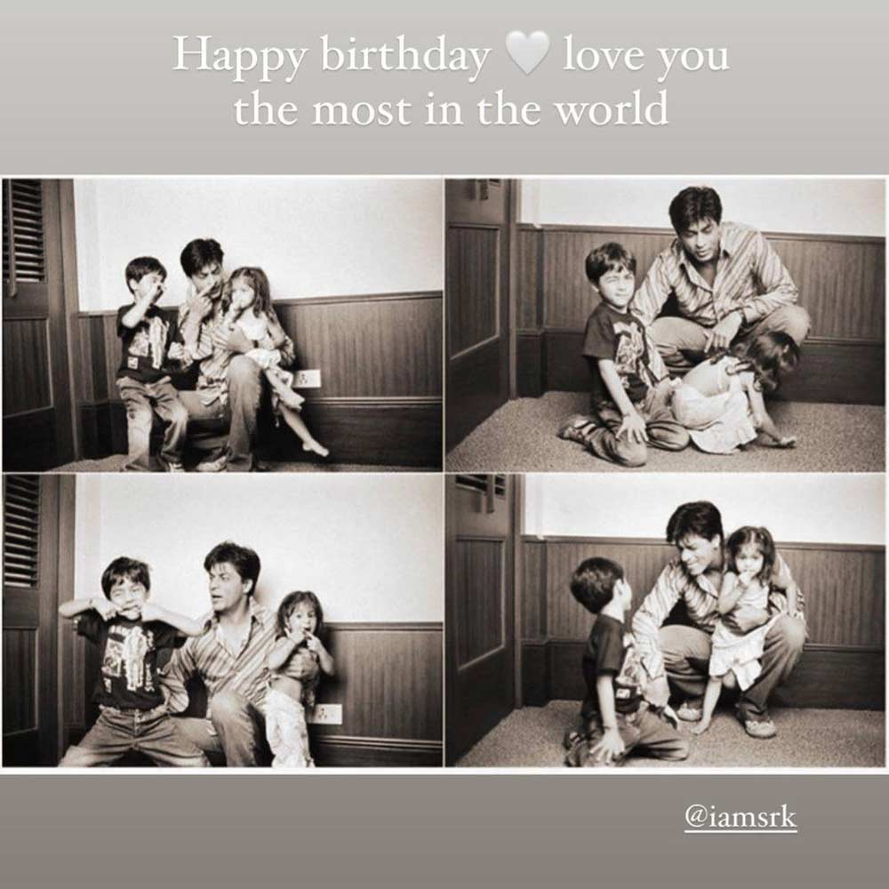Suhana Khan has cutest birthday wish for her father Shah Rukh Khan