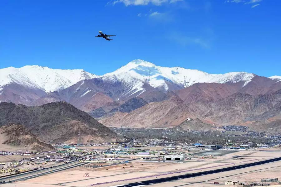 India highest airfield in Ladakh almost ready for operations significant security boost near LAC 