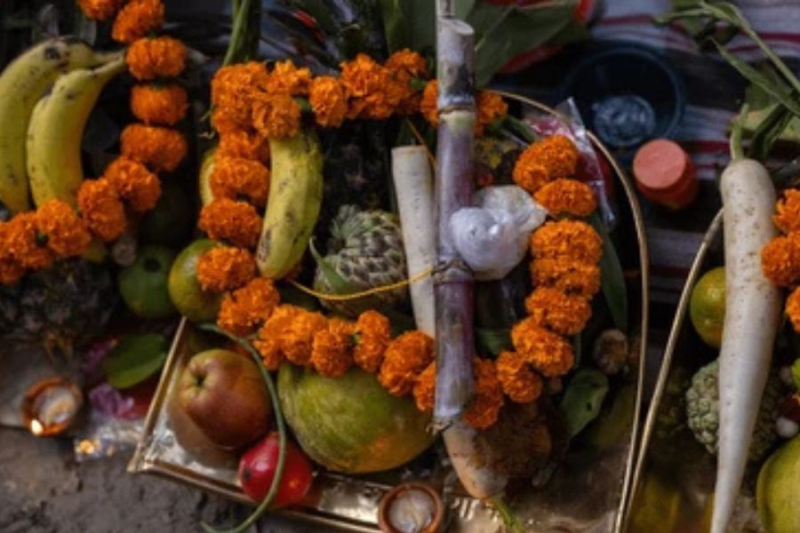 যে ফল ও ফুল দিয়ে পুজো দেওয়া হবে, দেখতে হবে তা যেন কোনও ভাবেই কোনও পশু অথবা পাখি নষ্ট না করে। এই প্রতিবেদনটি ‘আনন্দ উৎসব’ ফিচারের একটি অংশ।