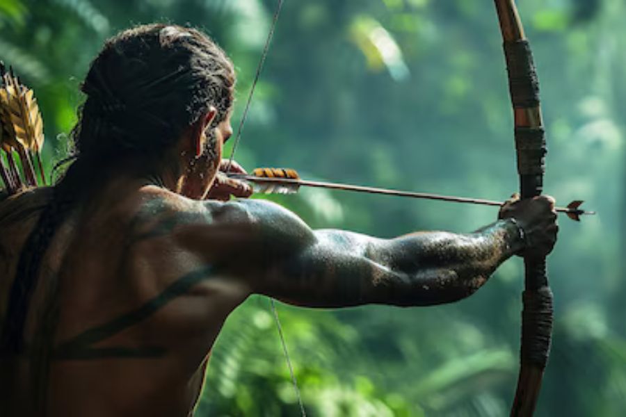 এ সুযোগে কালু বীরভানকে আক্রমণ করে। ধীরমতি বীরভানের চিৎকার শুনে ছুটে আসে এবং তাকে আহত অবস্থায় দেখে একটি কাস্তে তুলে কালুর দিকে ছুড়ে মারে। কালুও ধীরমতিকে ছুরি দিয়ে মারে।