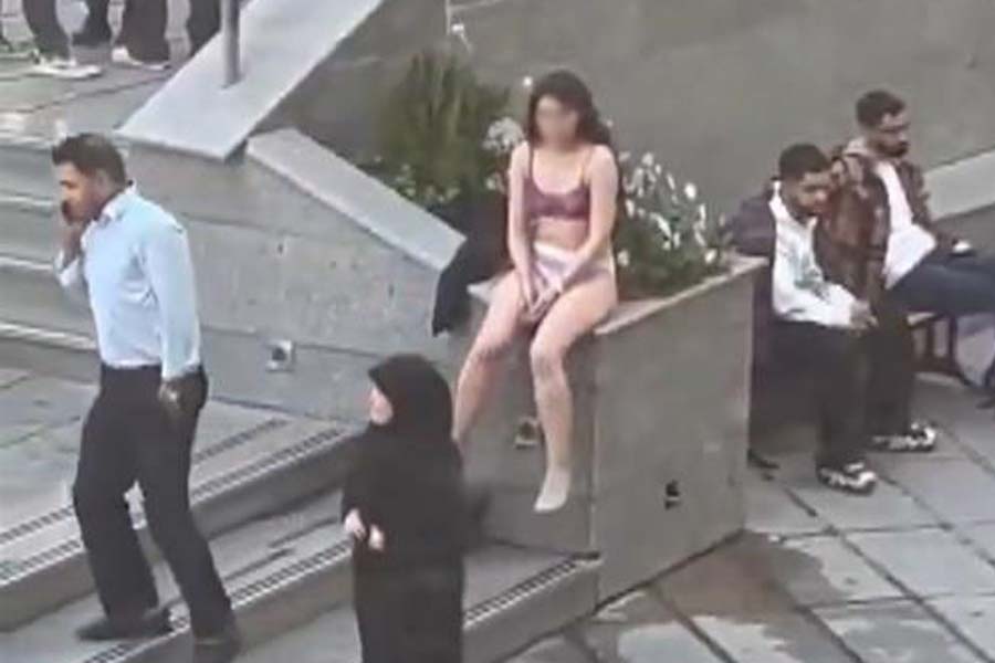 All need to know about situation after woman arrested for stripping in public in Iran