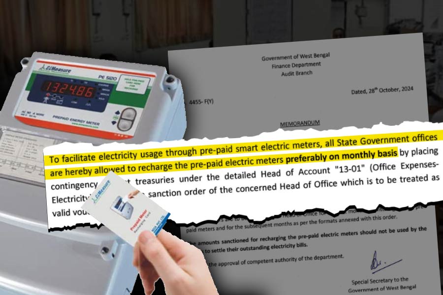 West Bengal Government has initiated the process of installation of smart electric meters in the State Government offices