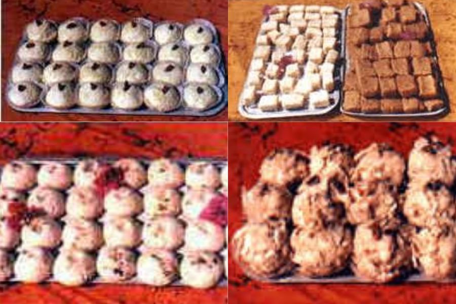 হরি গোপাল নন্দী অ্যান্ড সন্স: ১৯২০ সালে হরি গোপাল নন্দী আবিষ্কার করেন গোলাপি প্যাঁড়া। এ ছাড়াও তিনি প্রাণহরা, সরের নাড়ু, ছানার মুড়কি এবং নোনতা গজার সঙ্গেও মিষ্টিপ্রেমীদের পরিচয় করান। এই প্রতিবেদনটি ‘আনন্দ উৎসব’ ফিচারের একটি অংশ।  