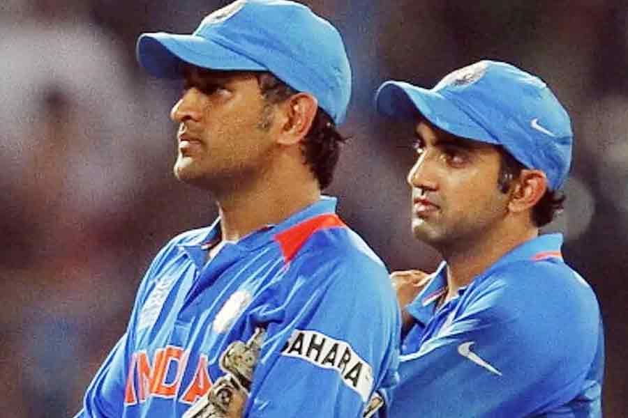 MS Dhoni and Gautam Gambhir