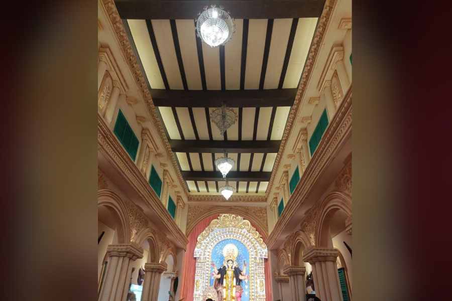 সময় করে চলে যেতেই পারেন গোপালবাগের পুজো মণ্ডপে।