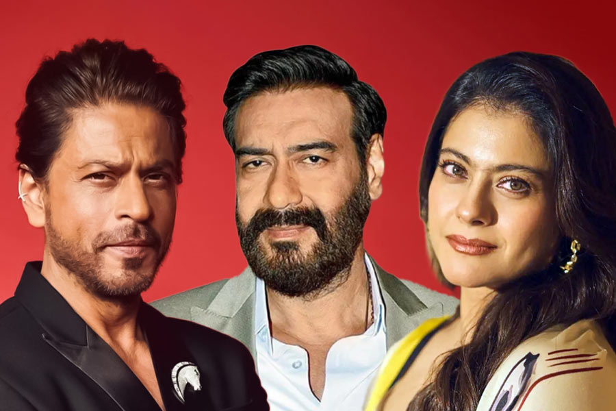 : Kajol revealed the equation between her husband Ajay Devgn and Shah Rukh Khan