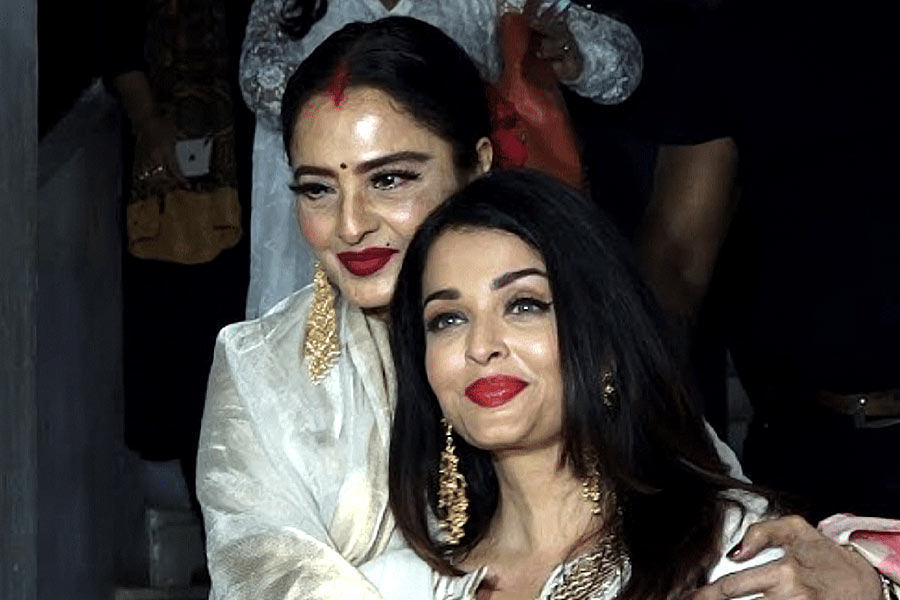 Rekha defended Aishwarya Rai Bachchan when she was called plastic