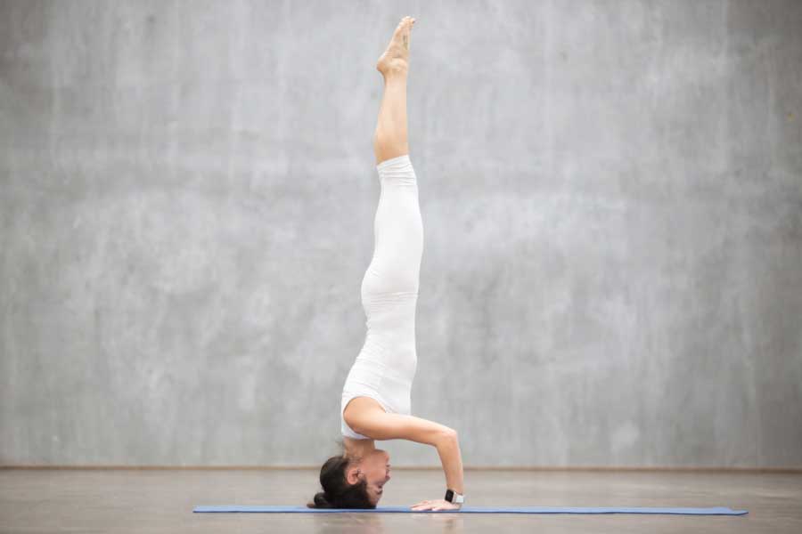 Holding a headstand for too long can cause a number of side effects