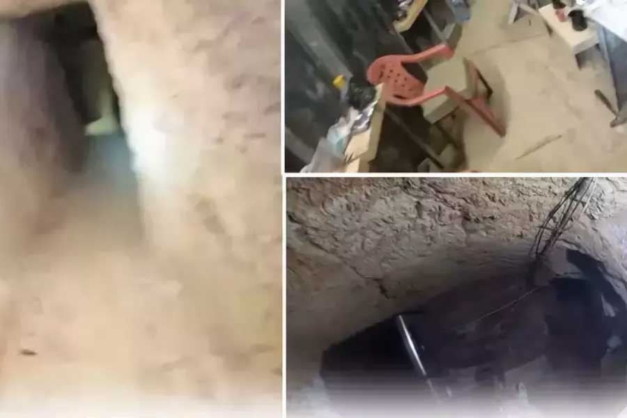 Israeli Defense Forces post video showing Hezbollah tunnel under cemetery stored guns and rockets dgtl