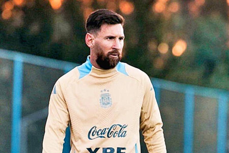 Messi's team jerseys are prohibited in the gallery