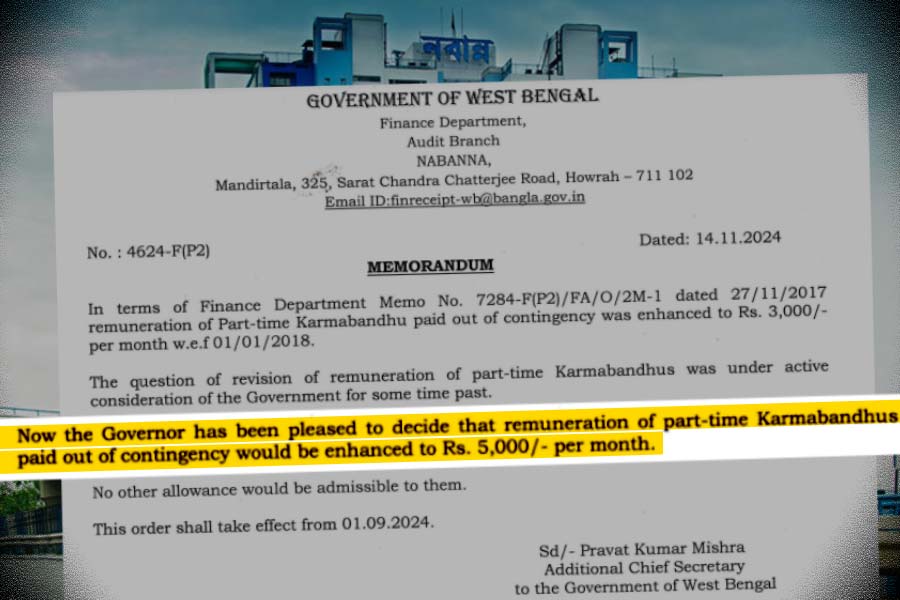 Remuneration of Part-time Karmabandhu enhanced in West Bengal dgtl