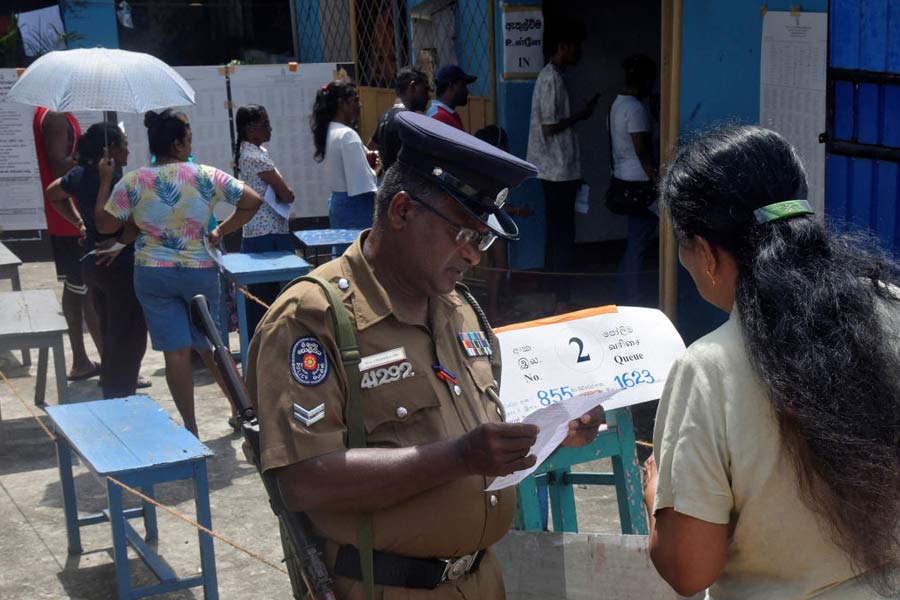 Amid tough triangular contest, Sri Lanka votes for parliamentary election 2024