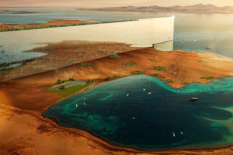 Saudi Arabia Mega project known as The Line where 21 thousand foreign workers including Indians lost their lives says ITV documentary 