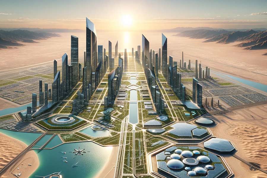 Saudi Arabia Mega project known as The Line where 21 thousand foreign workers including Indians lost their lives says ITV documentary 