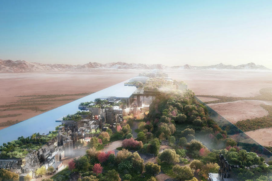 Saudi Arabia Mega project known as The Line where 21 thousand foreign workers including Indians lost their lives says ITV documentary 