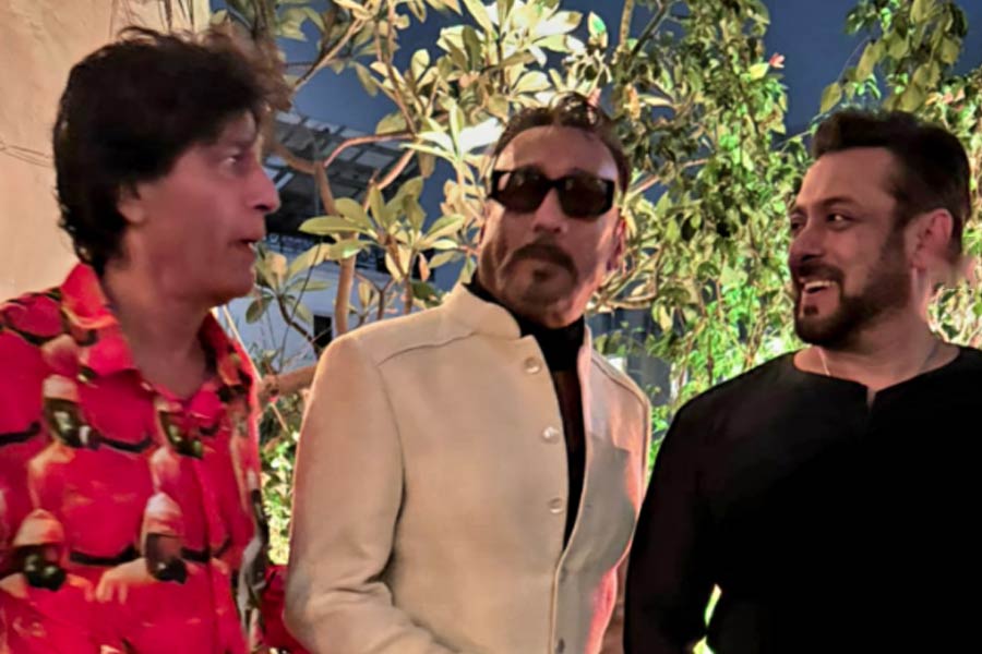 Image of Salman Khan Jackie Shroff and Chunky Panday