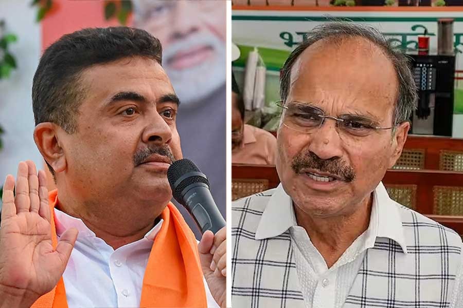 Suvendu Adhikari & Adhir Ranjan Chowdhury active in election campaign in two states